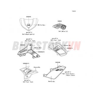 CHASSIS DECALS(WHITE)