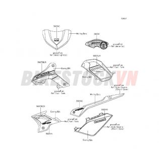 CHASSIS DECALS(WHITE)