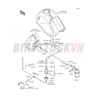 ENGINE FUEL EVAPORATIVE SYSTEM