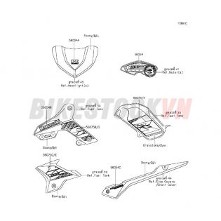 CHASSIS DECALS(GRAYSTONE)