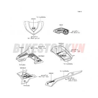 CHASSIS DECALS(YELLOW)