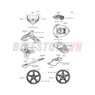 CHASSIS DECALS(WHITE)