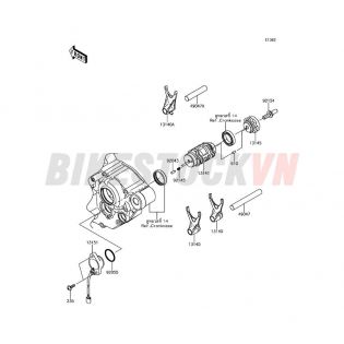 ENGINE GEAR CHANGE DRUM SHIFT FORK