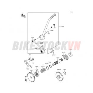 ENGINE KICKSTARTER MECHANISM