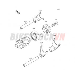 ENGINE  GEAR CHANGE DRUM SHIFT FORK(S)