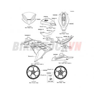 CHASSIS DECALS(GREEN)