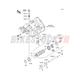 ENGINE GEAR CHANGE DRUM/SHIFT FORK(S)