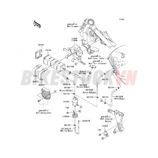 ENGINE FUEL EVAPORATIVE SYSTEM