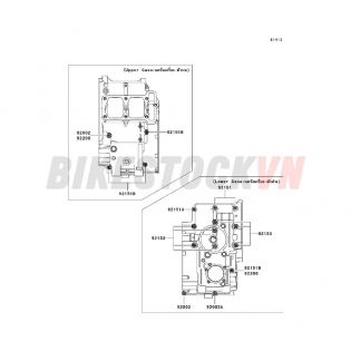 ENGINE CRANKCASE BOLT PATTERN