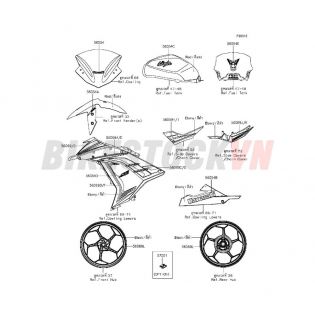 CHASSIS DECALS(RED)