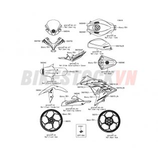 CHASSIS DECALS(EBONY)