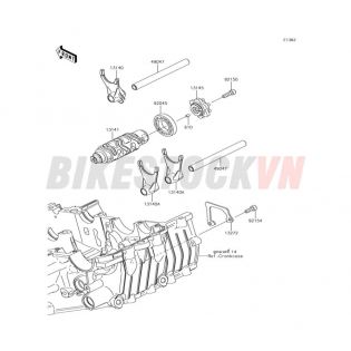 ENGINE GEAR CHANGE DRUM/SHIFT FORK(S)