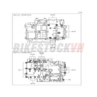 ENGINE CRANKCASE BOLT PATTERN