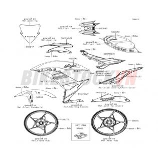 CHASSIS DECALS(GREEN)