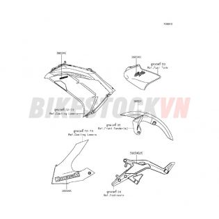 CHASSIS DECALS(GREEN)(GRAY)