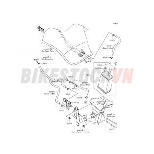 ENGINE FUEL EVAPORATIVE SYSTEM