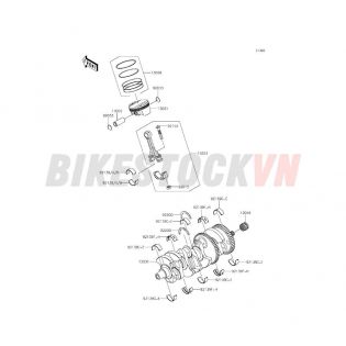 ENGINE CRANKSHAFT/PISTON(S)