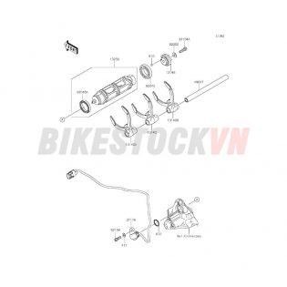 ENGINE GEAR CHANGE DRUM/SHIFT FORK(S)