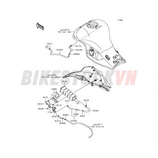 ENGINE FUEL EVAPORATIVE SYSTEM