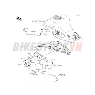 ENGINE FUEL EVAPORATIVE SYSTEM