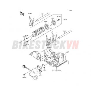 ENGINE GEAR CHANGE DRUM/SHIFT FORK(S)