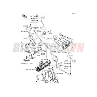 ENGINE FUEL EVAPORATIVE SYSTEM