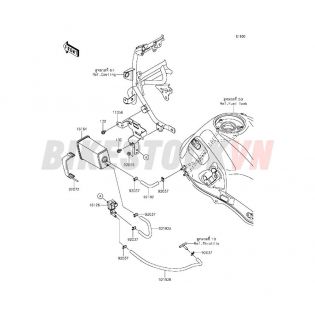 ENGINE FUEL EVAPORATIVE SYSTEM