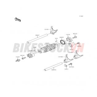 ENGINE GEAR CHANGE DRUM/SHIFT FORK(S)