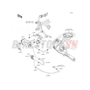 ENGINE FUEL EVAPORATIVE SYSTEM