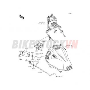 ENGINE FUEL EVAPORATIVE SYSTEM