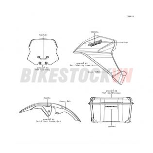 61 CHASSIS DECALS(GREEN)(AJF)