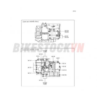 ENGINE CRANKCASE BOLT PATTERN