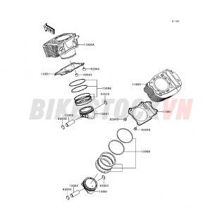 ENGINE CYLINDER/PISTON(S)