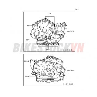 ENGINE CRANKCASE BOLT PATTERN