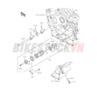 ENGINE GEAR CHANGE DRUM/SHIFT FORK(S)