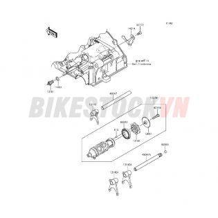 ENGINE GEAR CHANGE DRUM/SHIFT FORK(S)