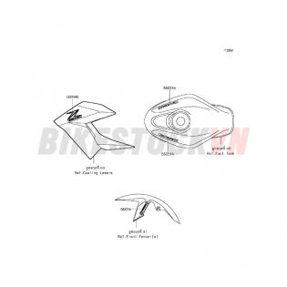 CHASSIS DECALS(ORANGE)