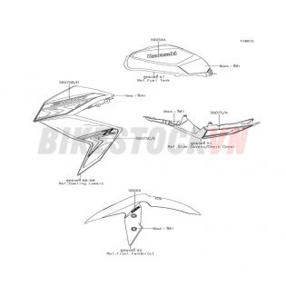 CHASSIS DECALS(BLACK)(BJF)