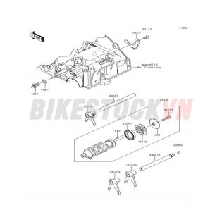 ENGINE GEAR CHANGE DRUM SHIFT FORK(S)