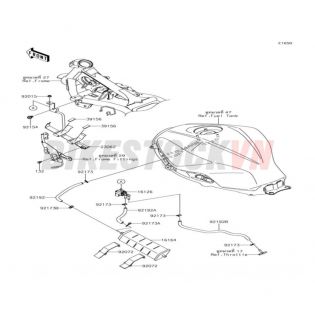 ENGINE FUEL EVAPORATIVE SYSTEM