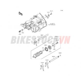 ENGINE GEAR CHANGE DRUM/SHIFT FORK(S)