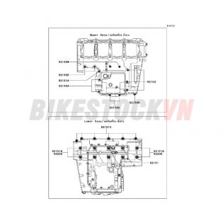 ENGINE CRANKCASE BOLT PATTERN