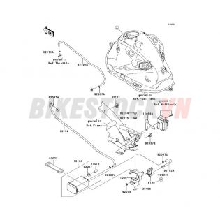 ENGINE FUEL EVAPORATIVE SYSTEM