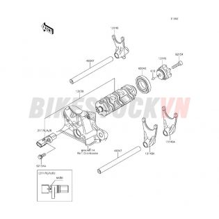 ENGINE GEAR CHANGE DRUM SHIFT FORK(S)