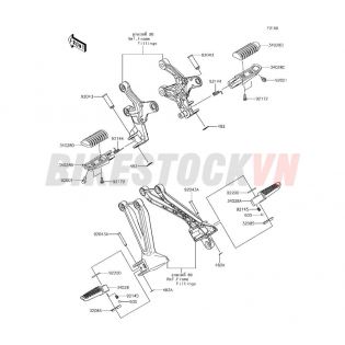 CHASSIS FOOTREST