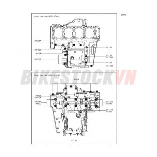 ENGINE CRANKCASE BOLT PATTERN