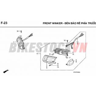 F23_ĐÈN BÁO RẼ PHÍA TRƯỚC