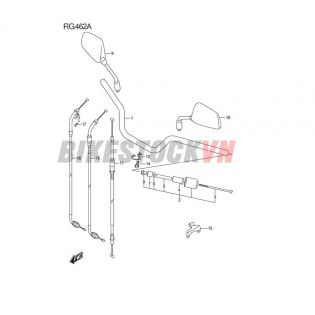 FIG-462A_ỐNG TAY LÁI/ GƯƠNG