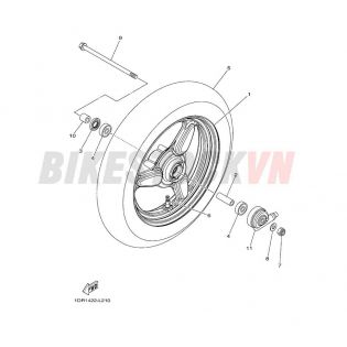 FRONT WHEEL FOR CAST WHEEL(1WC3/4)