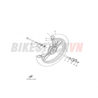 FRONT WHEEL FOR DISK BRAKE